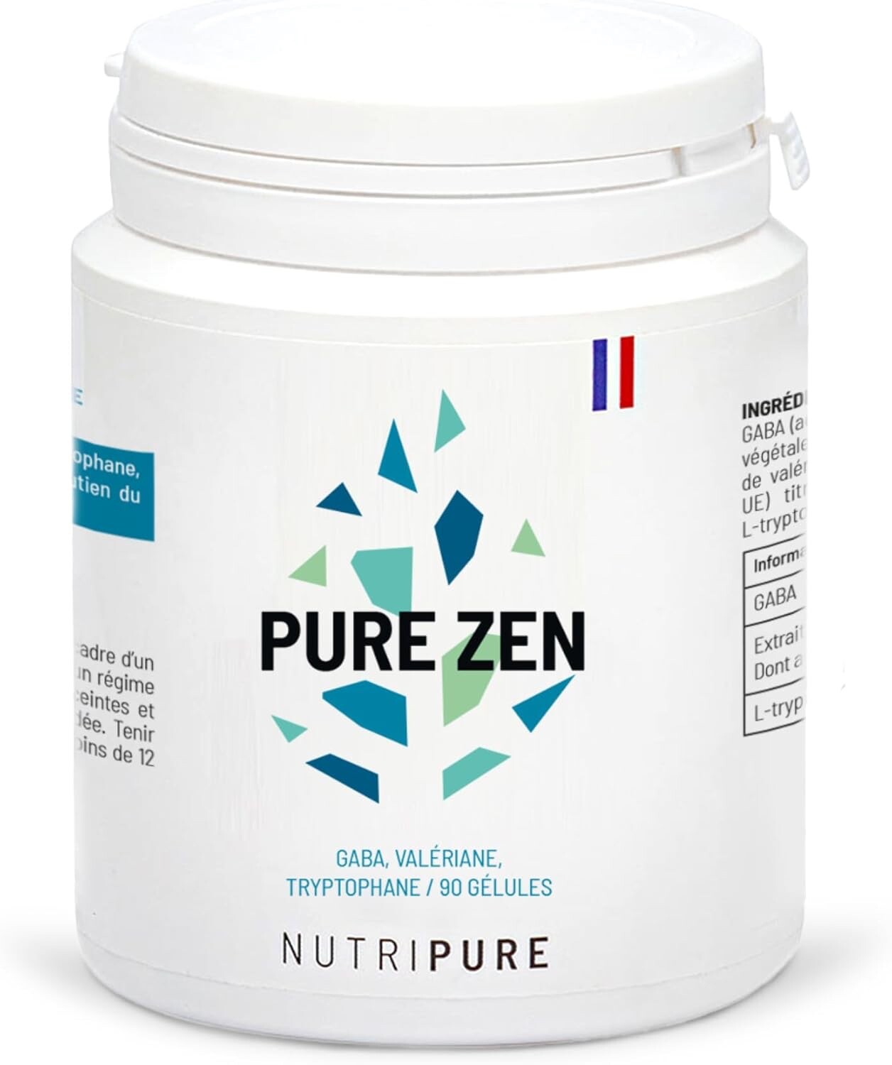 Pure Zen Nutripure complément alimentaire anti stress et anxiété 90 gélules
