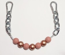 BRAND NEW Rose Gold  Blush Beaded Curb Strap by ALW Equine