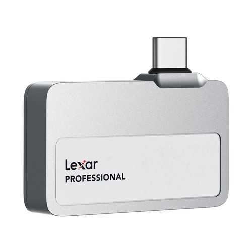 Lexar Professional Go Portable SSD SL400 2TB Silver - Picture 2 of 3
