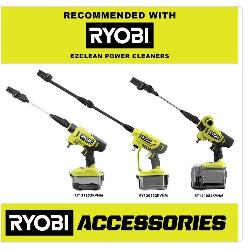 NEW RYOBI EZClean Power Cleaner 42 in. Extension Pole RY3112ER | eBay