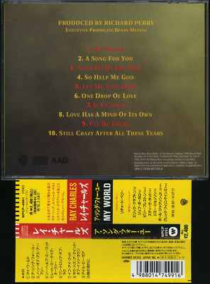 RAY CHARLES-My World 10tracks Japan CD w/OBI | eBay