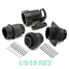 9 Pin/Way TE/AMP/TYCO CPC Series Circular Male Female Connector Plug Socket Kit