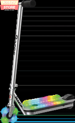 Razor Color Rave Electric Scooter - Colorful Light-Up Deck, up to 7.5 Mph, for C