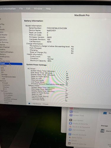 MacBook Pro 16 inch 2021 M1 Pro 10 CPU 16 GPU | 32GB RAM 512GB PIXEL LCD ISSUE - Picture 10 of 18
