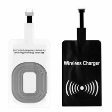 New Wireless Charger Receiver For Samsung Huawei Android Type-C Micro USB 1/2