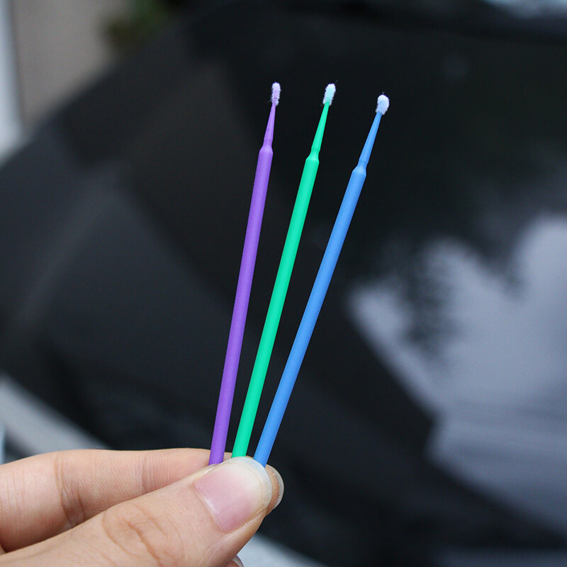 100X Car Paint Touchup Brushes Applicator Stick Disposable Dentistry