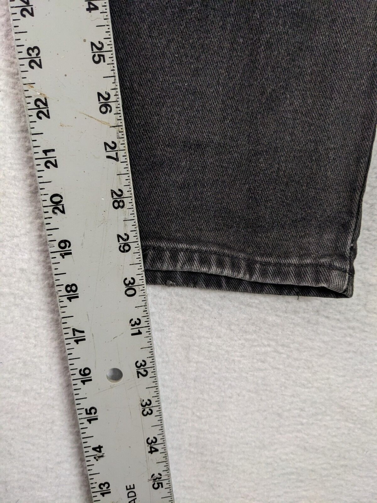 Lee Original Womens Jeans Size 12 Cotton Black thumbnail 5