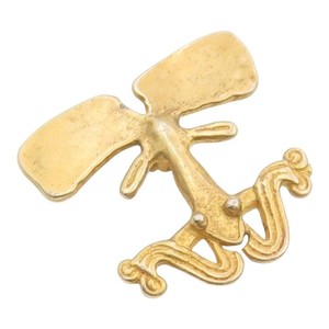 Authentic 925 Sterling Silver Vintage Brooch Pin MMA Gold Plated Chiriquí Frog BP12599