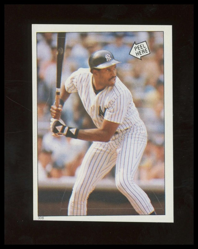 1985 O-Pee-Chee Stickers #308 Dave Winfield Baseball Card