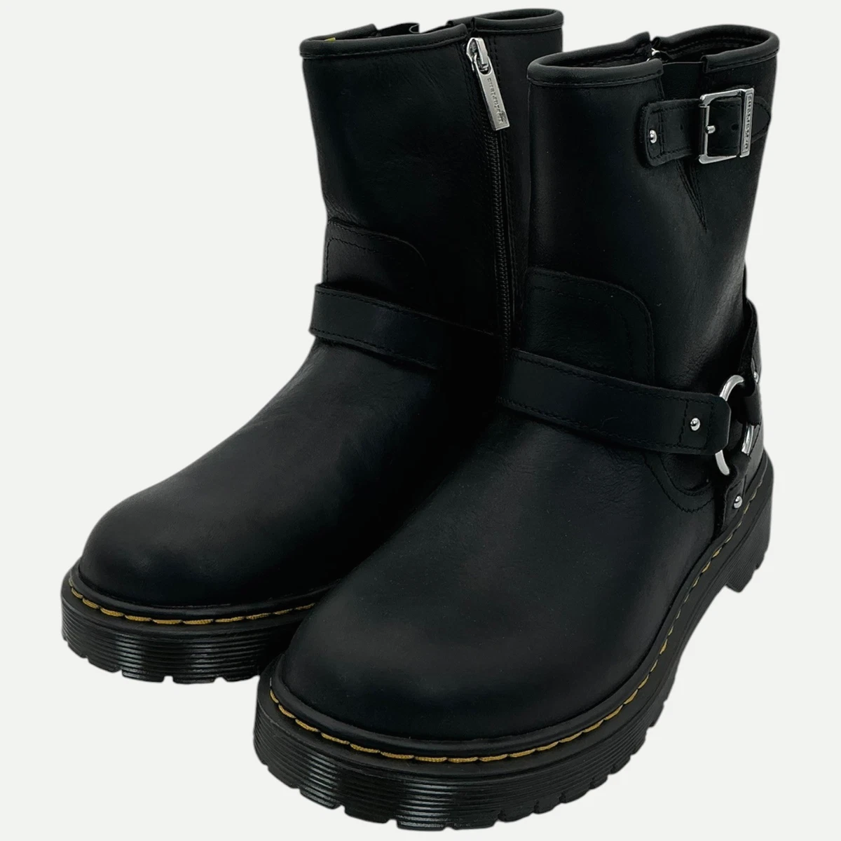 Dr. Martens 4 US Shoe Boots with Upper Leather Unisex Kids 