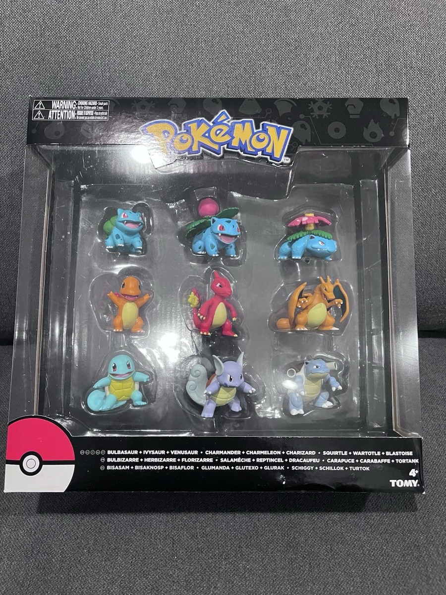 Tomy Pokémon Figures KANTO STARTERS. ALL 9 figures RARE! NEW Tomy Pokémon Figures KANTO STARTERS. ALL 9 figures RARE! NEW