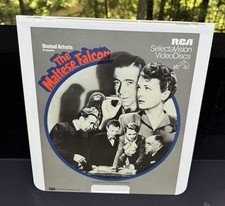 The Maltese Falcon CED VideoDisc 1969 RCA SelectaVision Nice 
