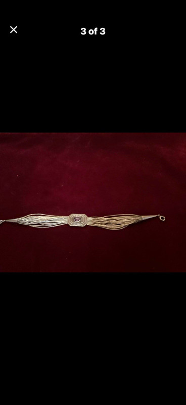 Beautiful Carolyn Pollack Liquid Silver bracelet. 