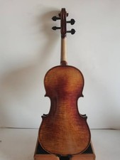 4/4 Violin solid Flamed maple back spruce top hand made Nice Sound K3461