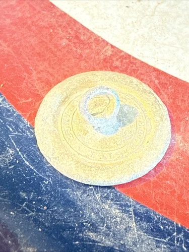 Dug Civil War 💥 🇺🇸 💣 Gilt Back Flat Coat Button Unique Bow Design