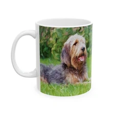 Otterhound Ceramic Mug 11oz - Your Goofy Sip Companion