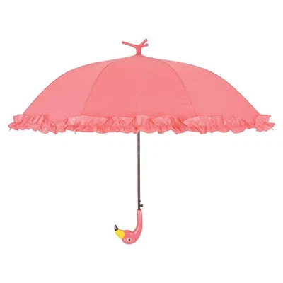 Parasol Esschert Rose À Volants Flamant - Photo 1/4