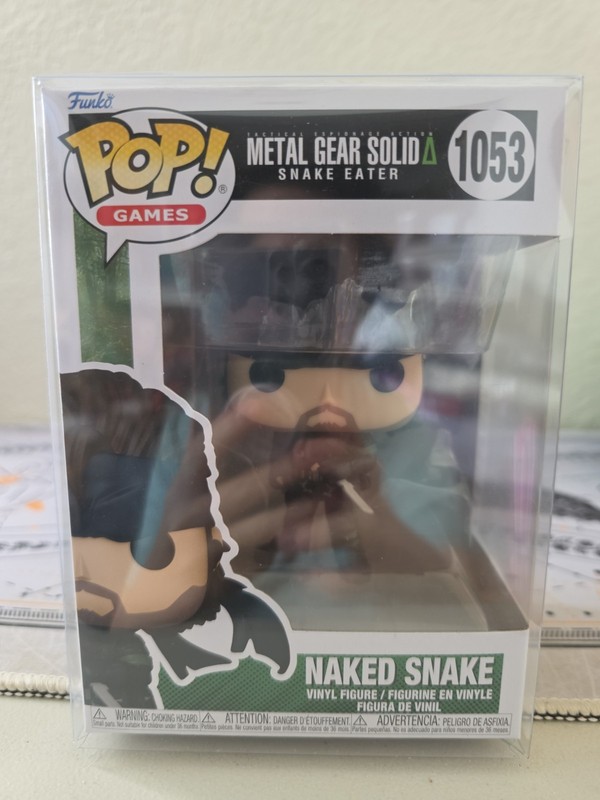 Funko POP! Naked Snake Metal Gear Solid Delta: Snake Eater #1053 W Protector 