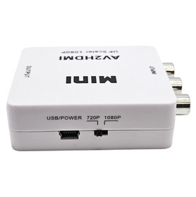 Retro Game AV RCA to HDMI Converter Adapter (New Ver 2!) 1080P Composite CVBS