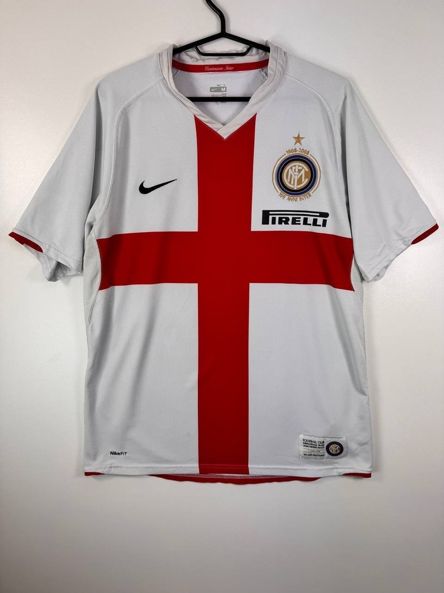 Inter Milan 2007 2008 Away Shirt Centenary 100 Years Jersey Nike