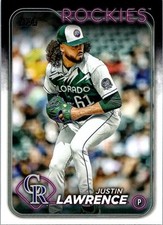 Justin Lawrence 2024 Topps #259 Colorado Rockies