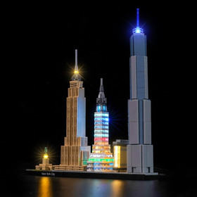 LED Lighting Compatible with Lego Architecture New York City Skyline 21028，Light