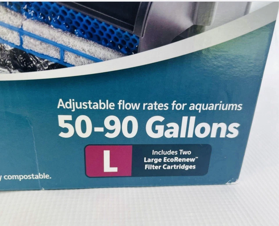 Aqueon Aquarium Fish Tank SmartClean Power Filter with EcoRenew 50-90 Gallons  - Image 4 of 4