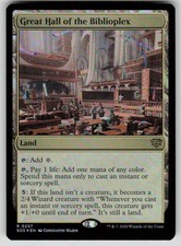 Great Hall of the Biblioplex Foil Rare Secrets of Strixhaven 257 MTG NM 2026