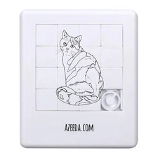 'Curious Calico Cat' Sliding Puzzle (PZ00034034)