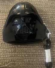 Disney Star Wars Darth Vader 3D Casco Vinilo Muñequera Bolso Negro Loungefly