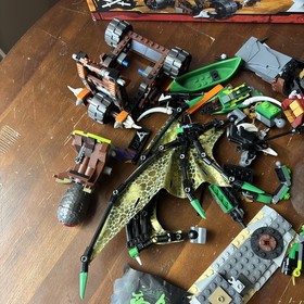 LEGO Ninjago 70593 The Green NRG Dragon Box & Manual - Partially Complete