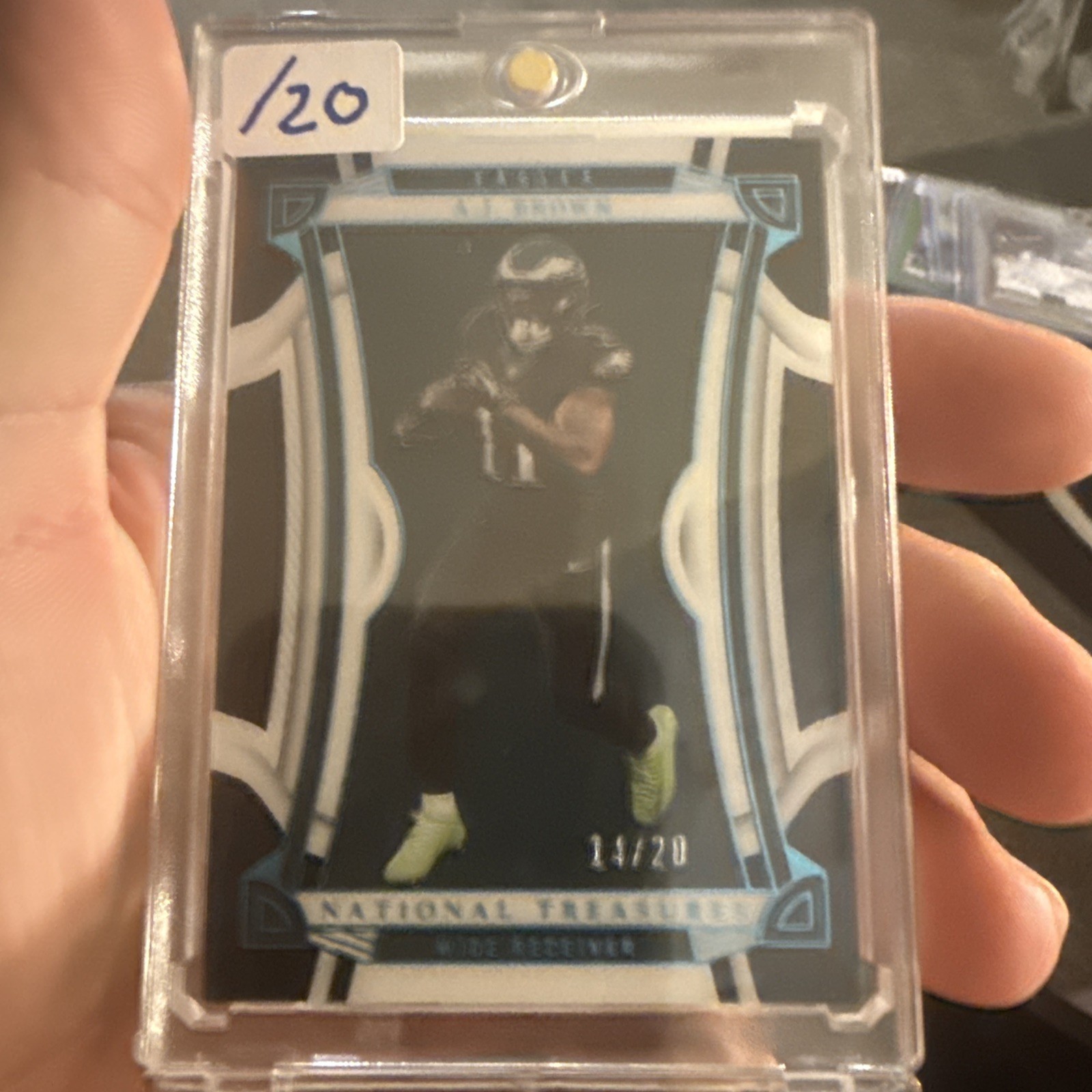 A.J. Brown 2022 National Treasures #51 Holo blue /20
