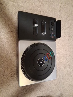 PlayStation DJ Hero Turntable Controller for PS2 PS3 No Dongle Not Tested