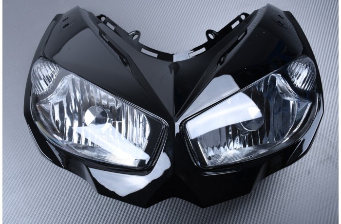 Carénage frontal noir de qualité supérieure avec bloc optique pour Kawasaki Z1000SX