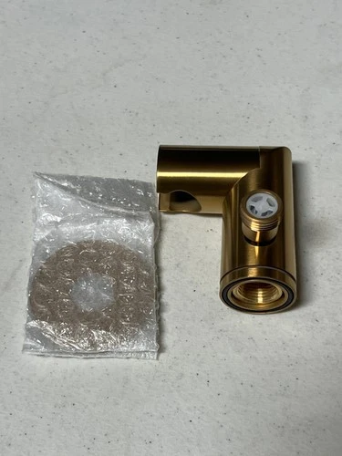 Signature Hardware SHWES2050BG Swivel Water Supply Elbow & Bracket - Brushed Gol - Picture 1 of 2