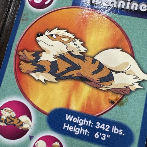 1999 Burger King Pokémon The First Movie Card Arcanine #59 Poketrivia VTG TCG - Picture 2 of 5