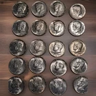 20 Kennedys Half Dollars 40% Silver 7-1966 8-1967 2-1968 3-1969  AU