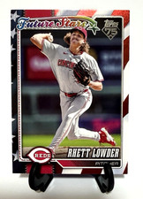 2026 Topps Series 1 Rhett Lowder Independence Day   Parallel /76-Reds!