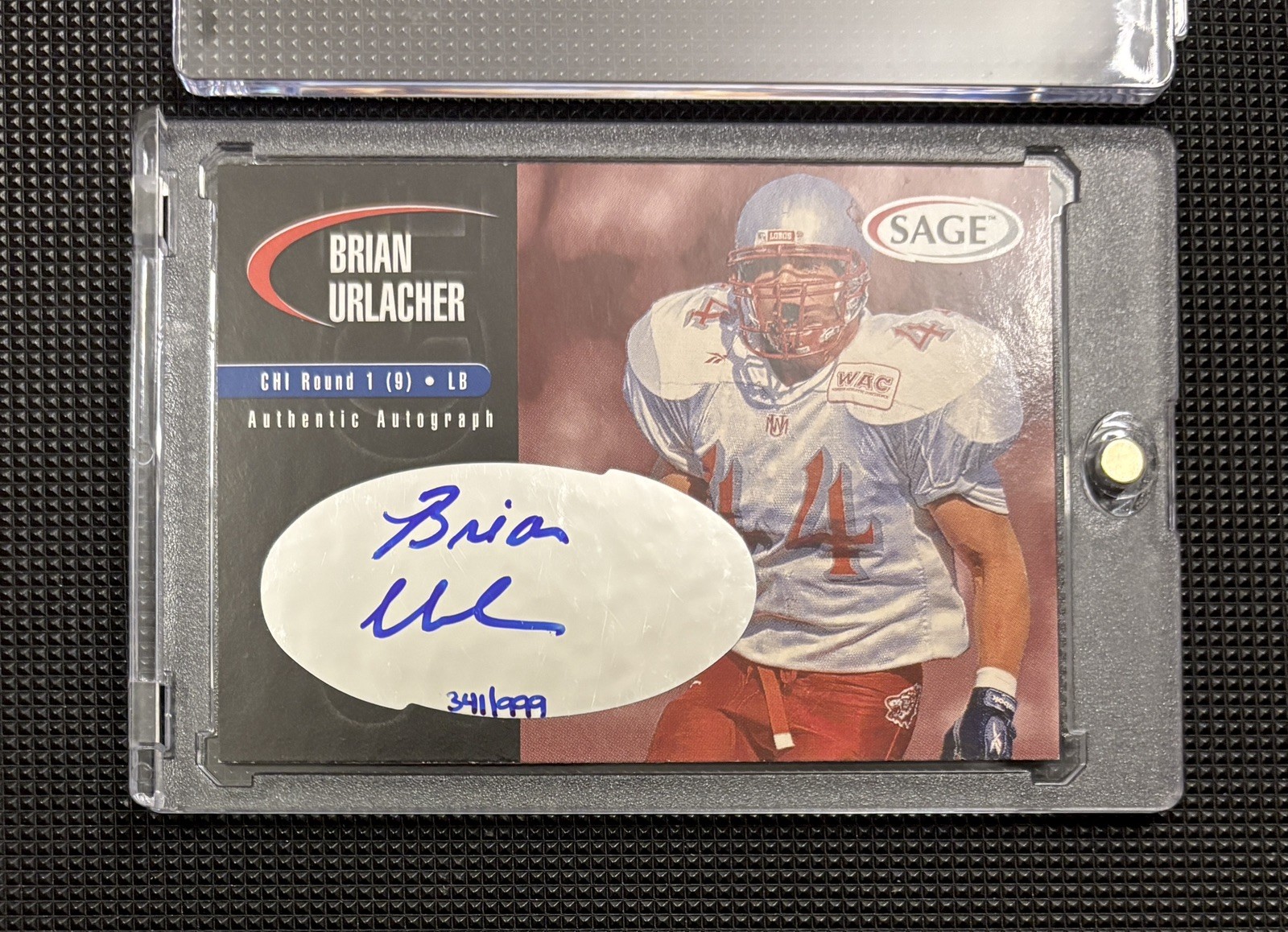 2000 Sage Brian Urlacher RC Auto #341/999