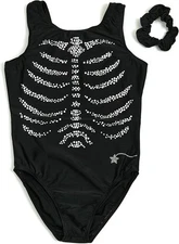 Destira Halloween Gymnastics Leotard for Girls, Crystal Child Small (6x) 