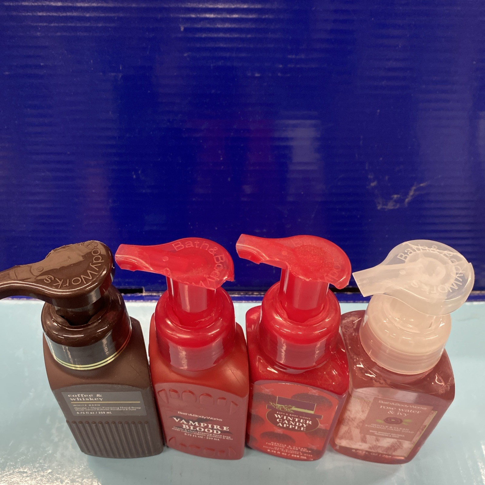 4X Bath & Body Works Random Foaming Hand Soap 8.75 Oz - BROKEN CAP -Set May Vary