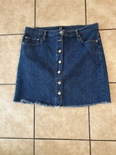 Gap Denim Button Down Skirt Size 14