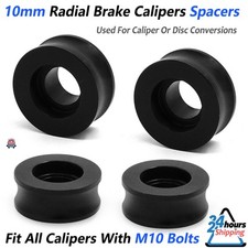 10mm Spacers For Radial Brake Calipers, Set of 4, GSXR R1 R6 ZX6R ZX10R CBR 1098