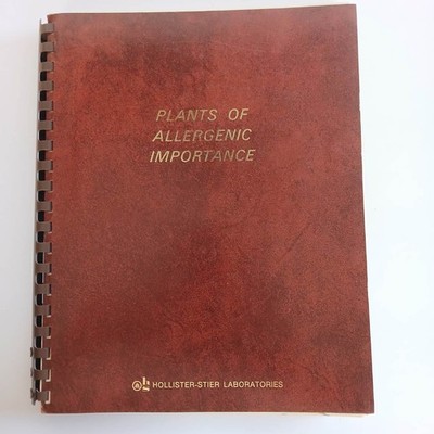 Plants Of Allergenic Importance Plant Picture Book Hollister-Stier Laboratories 