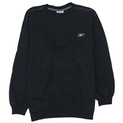 Reebok Herren Pullover Sweatshirt schwarz Rundhals Größe M