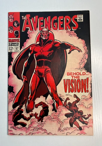 Avengers #57 (1968) 1st Appearance of Vision, Marvel Comics, Stan Lee Classic