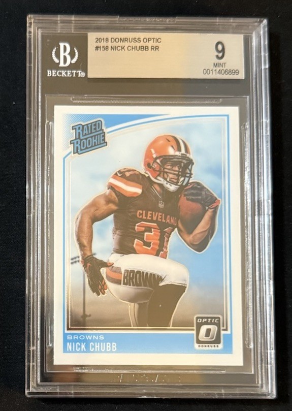 Nick Chubb Panini One #3 Base