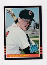 1985 Donruss - Rated Rookie # 29 Steve Lyons Nice Card. rookie card picture