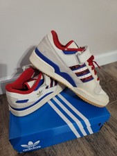 Adidas Forum 84 Low Off White Scarlet Men's 8.5 Sneakers Shoes