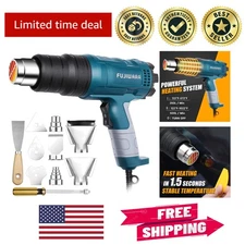 2000W Heat Gun with Quick Heating & Versatile Accessories for Crafts & Repairs